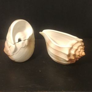 VTG OTAGIRI Ceramic Shell Sugar & Cream Bowls Bowl